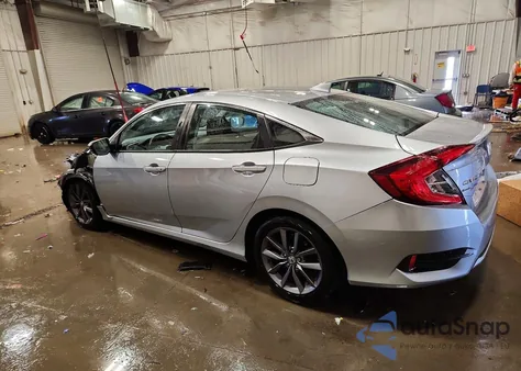 2021 Honda Civic Ex z USA, uszkodzony, nr VIN 19XFC1F37ME011874